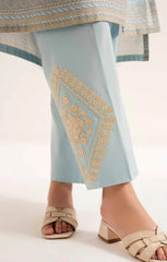 nishat Unstiched 3 piece premium quality - sky blue